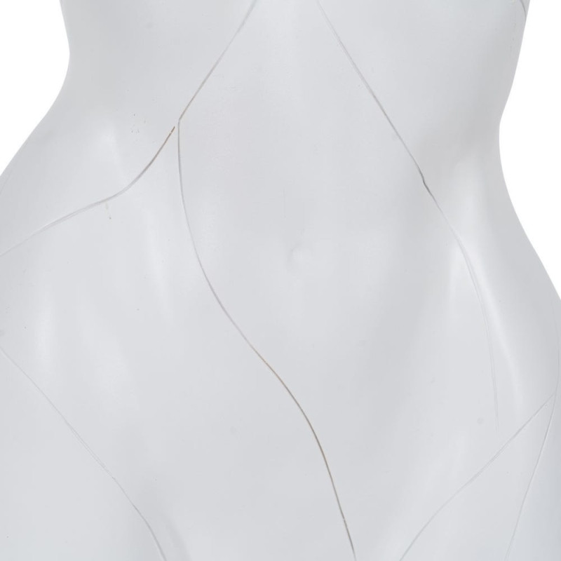 Grande Lampe à poser originale Corps de femme Hauteur 70 cm en Résine Blanc Soria - 3