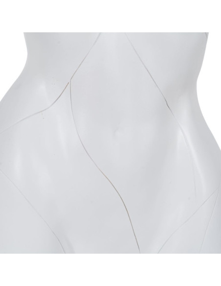 Grande Lampe à poser originale Corps de femme Hauteur 70 cm en Résine Blanc Soria - 3