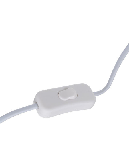 Grande Lampe à poser originale Corps de femme Hauteur 70 cm en Résine Blanc Soria - 6