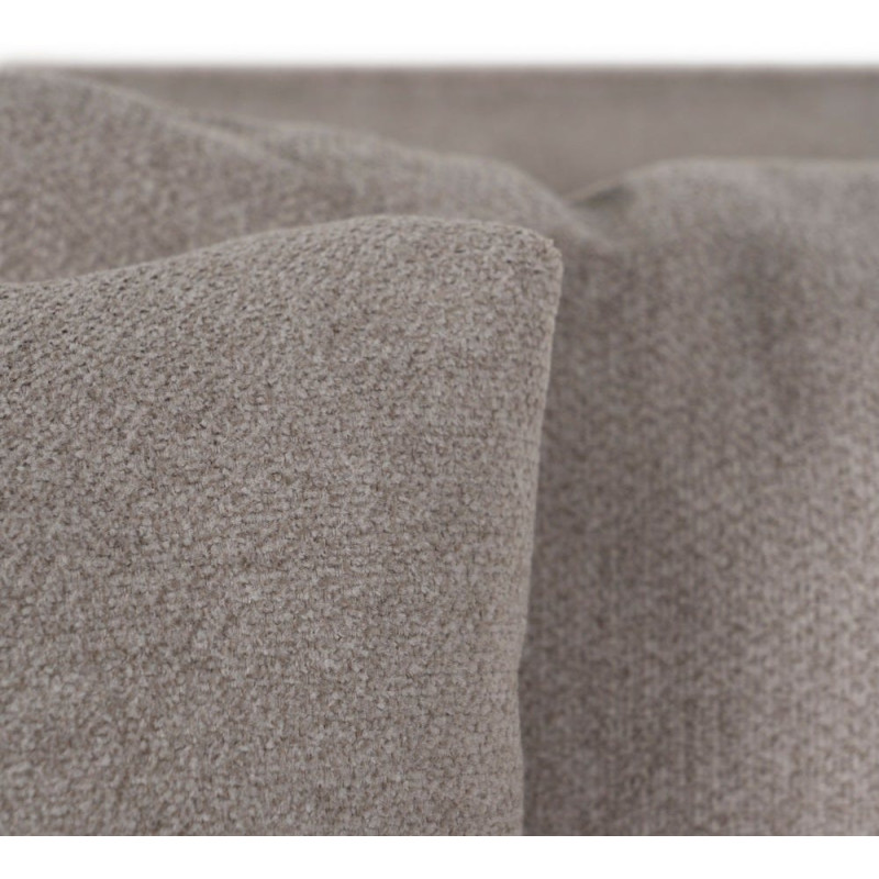 Grand Canapé moderne Droit 3 places en Tissu Vieux taupe Bois de pin Gregor - 9