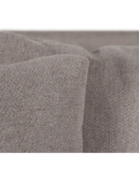 Grand Canapé moderne Droit 3 places en Tissu Vieux taupe Bois de pin Gregor - 9