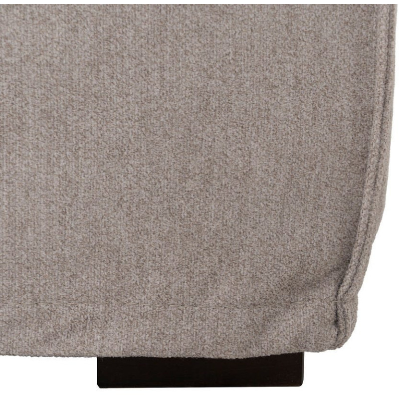 Grand Canapé moderne Droit 3 places en Tissu Vieux taupe Bois de pin Gregor - 13