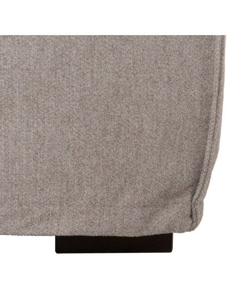 Grand Canapé moderne Droit 3 places en Tissu Vieux taupe Bois de pin Gregor - 13