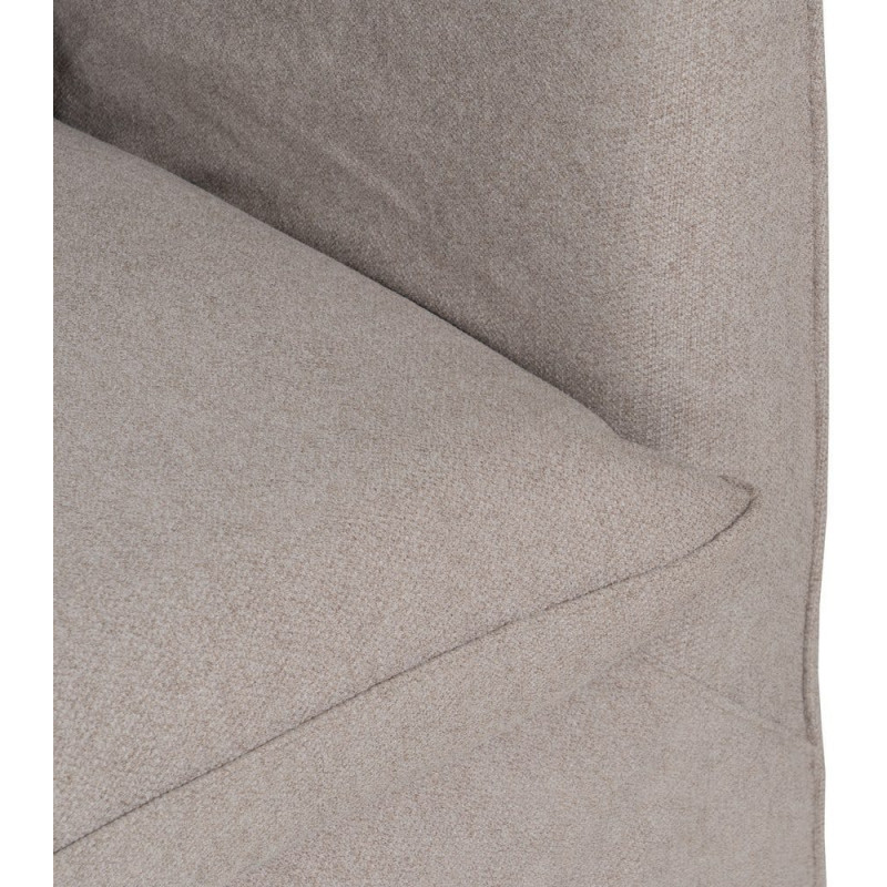 Grand Canapé moderne Droit 4 places en Tissu Vieux taupe Bois de pin Gregor - 8