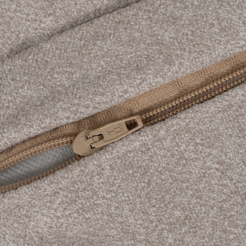 Grand Canapé moderne Droit 4 places en Tissu Vieux taupe Bois de pin Gregor - 9