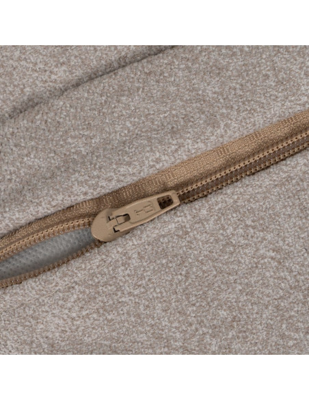 Grand Canapé moderne Droit 4 places en Tissu Vieux taupe Bois de pin Gregor - 9