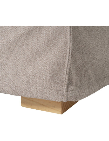 Grand Canapé moderne Droit 4 places en Tissu Vieux taupe Bois de pin Gregor - 12