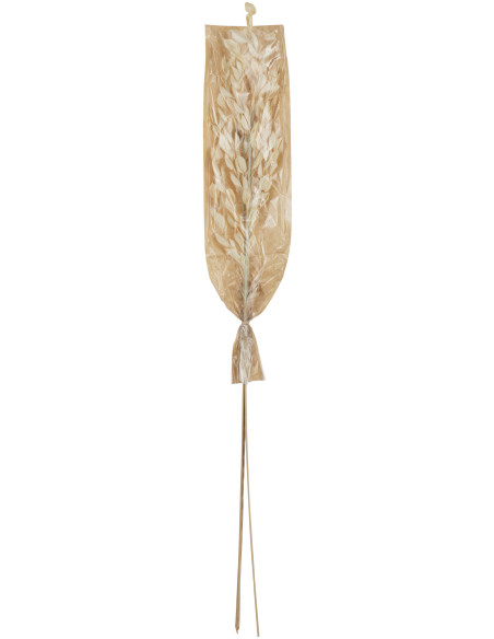 Bouquet artificiel Hauteur 95 cm en Feuilles séchées Naturel - 1