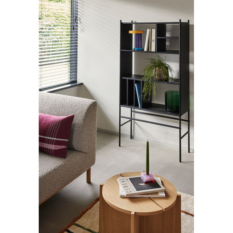 Table d'appoint moderne Ronde en Bois MDF Naturel Effet chêne Dash - 6