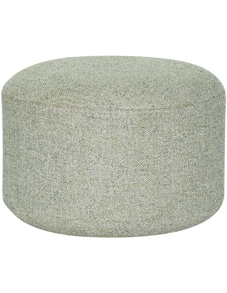 Pouf moderne rond 50 cm en Tissu Vert clair Marshmellow Hübsch - 1
