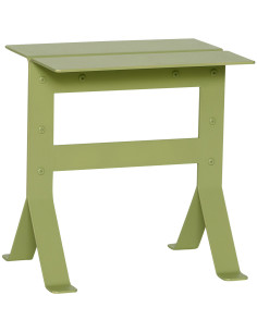 Table d'appoint design moderne Rectangulaire en Métal Vert clair Fold - 1