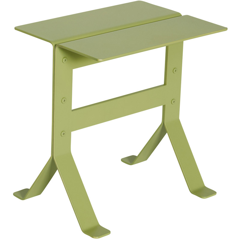 Table d'appoint design moderne Rectangulaire en Métal Vert clair Fold - 3