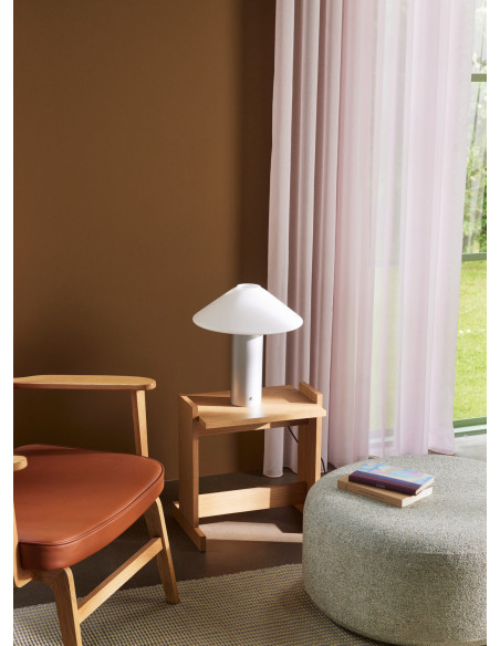 Table d'appoint moderne Rectangulaire en Bois MDF Naturel Placage chêne Futu - 5