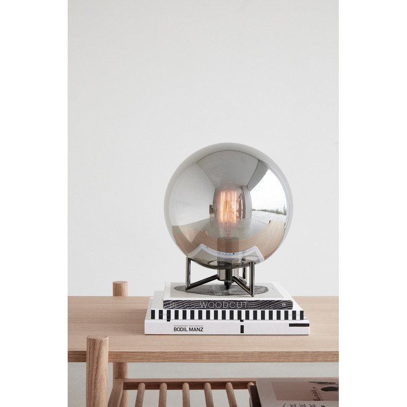 Table basse moderne Rectangulaire 1 étagère en Bois MDF Naturel Effet chêne Acorn Hübsch - 3