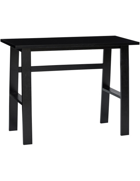 Bureau moderne en Bois MDF Noir Placage chêne Poke Hübsch - 1