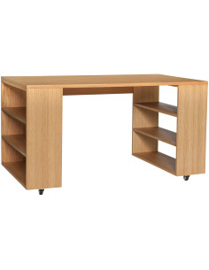 Grand Bureau moderne 6 étagères 140 cm en Utility - 1