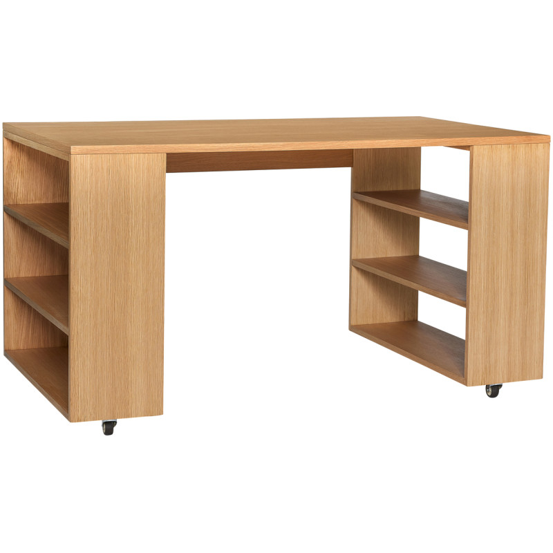 Grand Bureau moderne 6 étagères 140 cm en Utility - 1