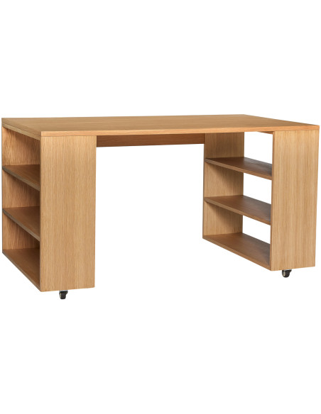 Grand Bureau moderne 6 étagères 140 cm en Utility - 1