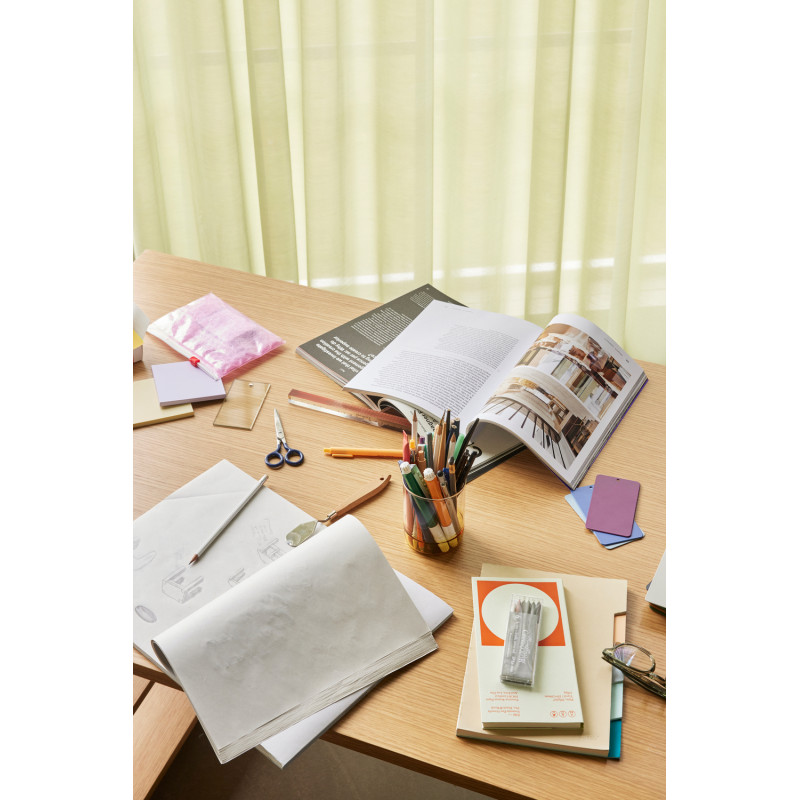 Grand Bureau moderne 6 étagères 140 cm en Utility - 5