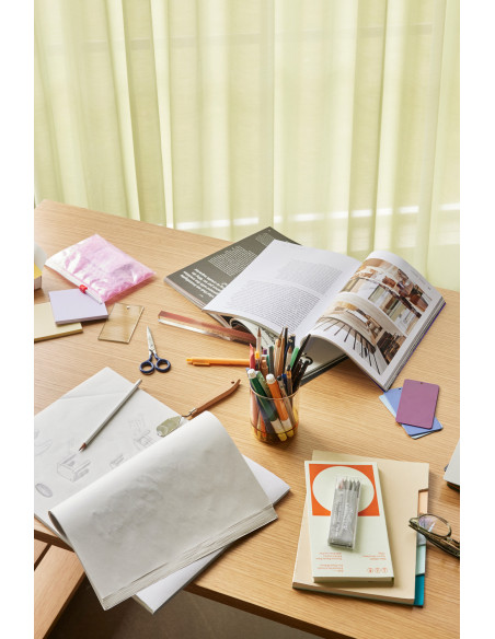 Grand Bureau moderne 6 étagères 140 cm en Utility - 5