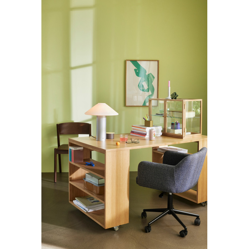 Grand Bureau moderne 6 étagères 140 cm en Utility - 2