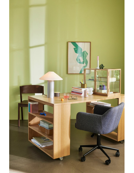 Grand Bureau moderne 6 étagères 140 cm en Utility - 2