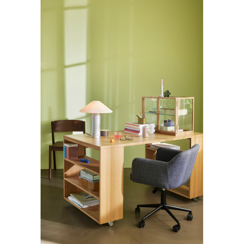 Grand Bureau moderne 6 étagères 140 cm en Utility - 10