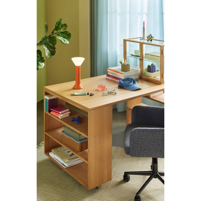 Grand Bureau moderne 6 étagères 140 cm en Utility - 11