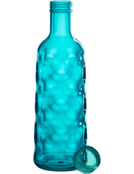 Carafe Bouteille avec bouchon 1,15 L en Plastique réutilisable Bleu Effet martelé Scarlet J-Line - 2