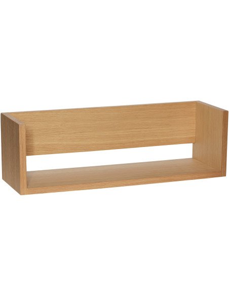 Étagère murale moderne 64 cm en Bois MDF Naturel Placage chêne Gap Hübsch - 1