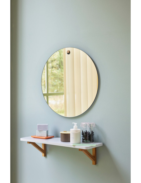 Étagère murale moderne en Bois MDF Gris Naturel Arki - 2