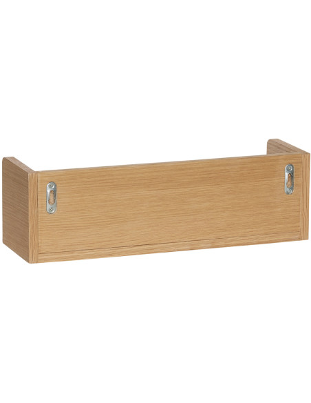 Petite Étagère murale moderne 40 cm en Bois MDF Naturel Placage chêne Savor - 3