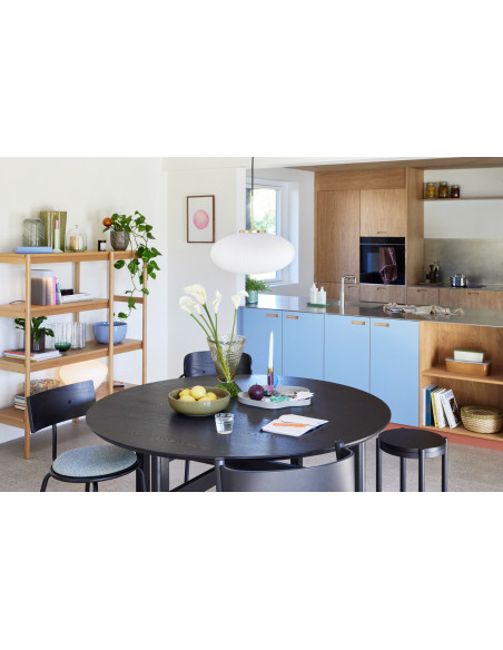 Grande Étagère moderne 4 niveaux en Bois MDF Naturel Placage chêne Seize - 4