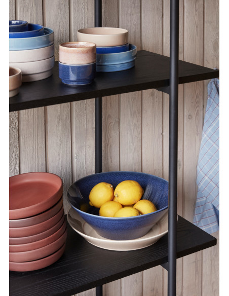 Grande Étagère moderne 4 niveaux en Bois de frêne Métal Noir Norm - 5