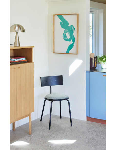 Buffet moderne 2 portes 1 niche en Bois MDF Naturel Placage chêne Ulterior - 6