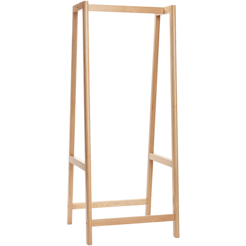 Porte vêtements Dressing moderne en Bois de chêne Naturel Acorn - 1