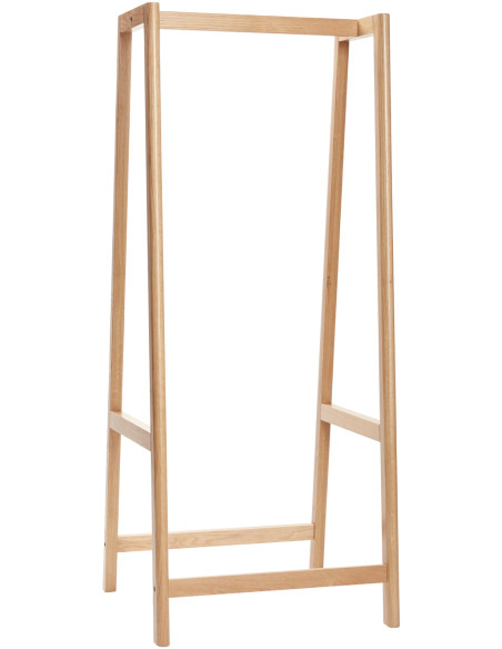 Porte vêtements Dressing moderne en Bois de chêne Naturel Acorn - 1