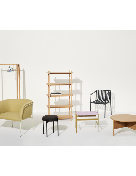 Porte vêtements Dressing moderne en Bois de chêne Naturel Acorn - 7