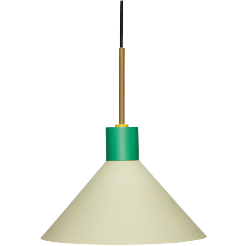 Suspension moderne Diamètre 35 cm en Métal Vert clair Crayon - 1