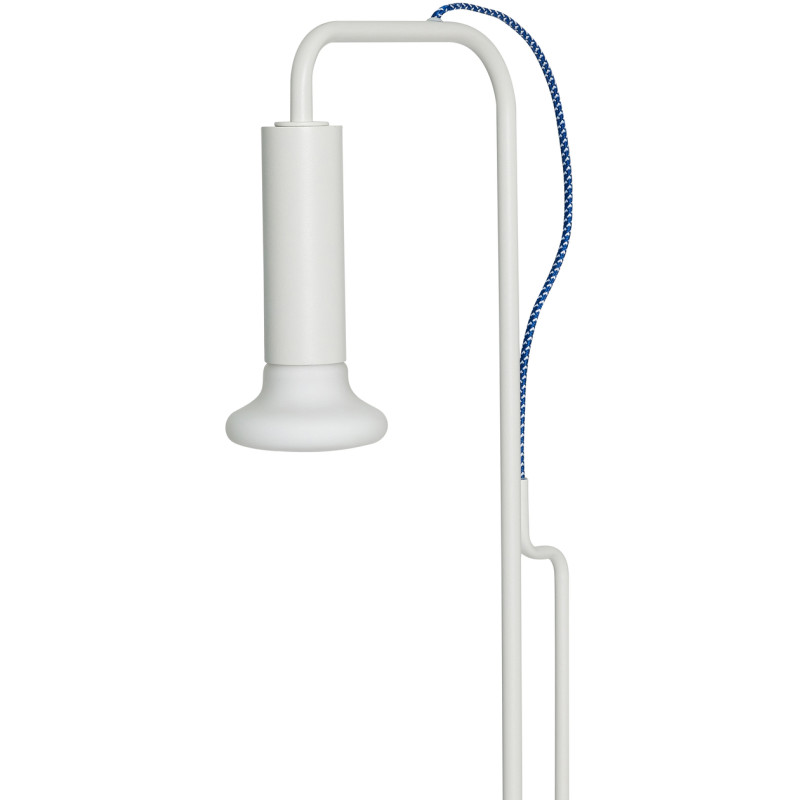 Lampadaire moderne sur roues Hauteur 154 cm en Métal Gris clair Verre Ido - 3