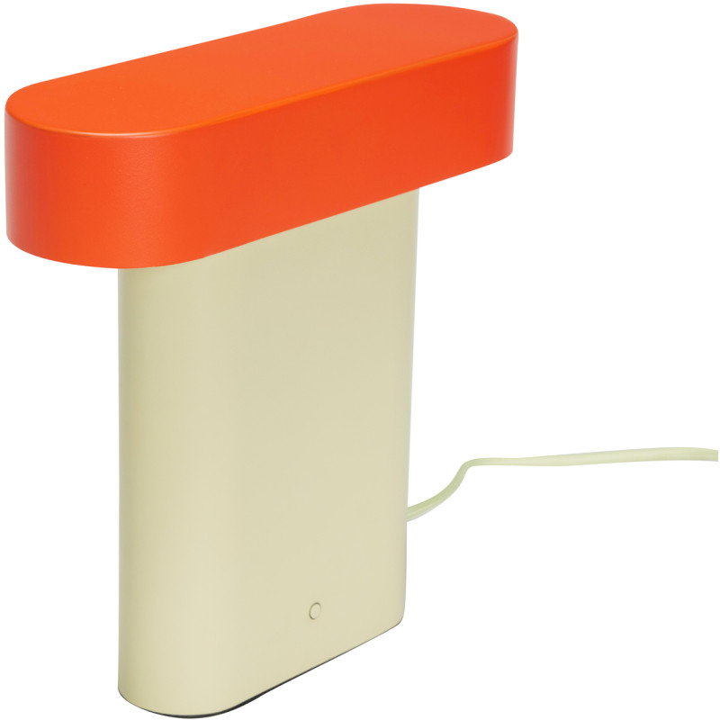 Lampe à poser vintage Hauteur 25 cm en Métal Acrylique Vert Rouge Sleek - 3