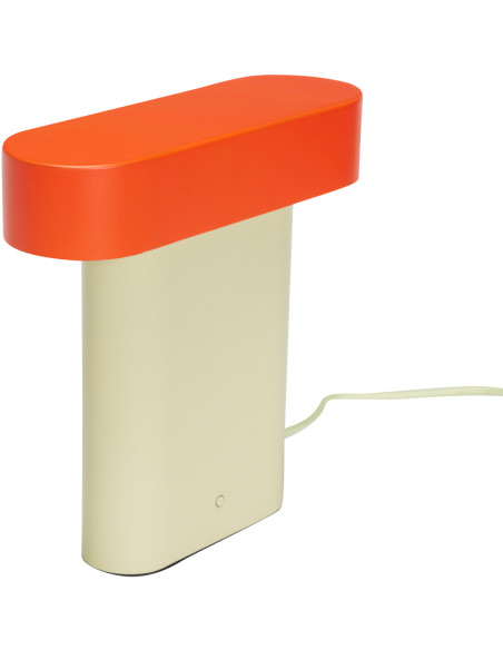 Lampe à poser vintage Hauteur 25 cm en Métal Acrylique Vert Rouge Sleek - 3