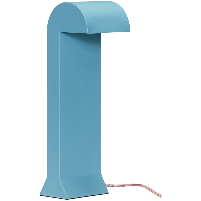 Lampe à poser design moderne Hauteur 34 cm en Métal Turquoise Polycarbonate Soothe - 1