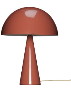 Lampe à poser design Champignon Hauteur 33 cm en Métal Rouge Mush - 1