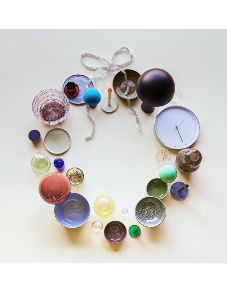 Lampe à poser design Champignon Hauteur 33 cm en Métal Rouge Mush - 15