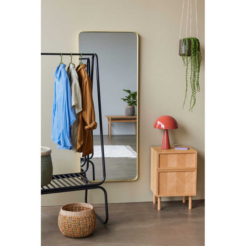 Lampe à poser design Champignon Hauteur 33 cm en Métal Rouge Mush - 4