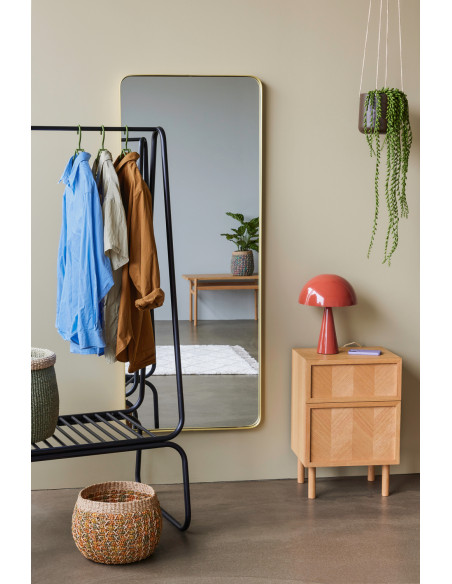 Lampe à poser design Champignon Hauteur 33 cm en Métal Rouge Mush - 4