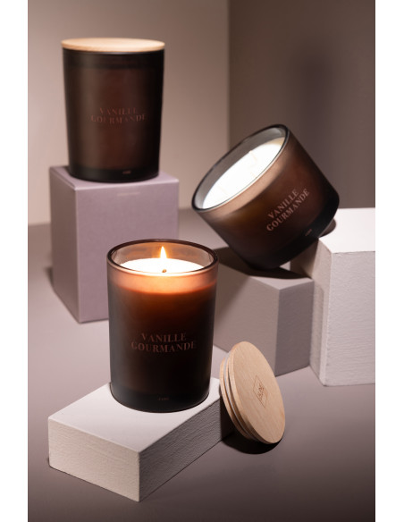 Bougie parfumée Senteur Gourmande Vanille Gourmande 38 heures Accords Essentiels - 5