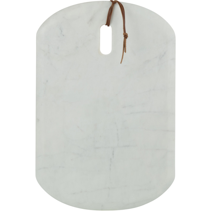 Planche à découper Rectangulaire 45x30 en Marbre Blanc Tasoz - 1