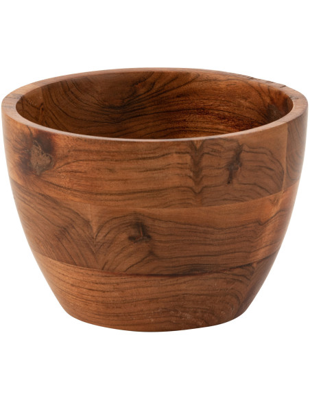Bol à apéritif Rond 17 cm en Bois d'acacia Naturel Dars - 1